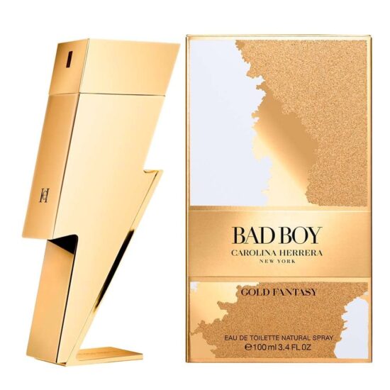 Carolina Herrera Bad Boy Gold Fantasy Eau De Toilette 100ML For Men