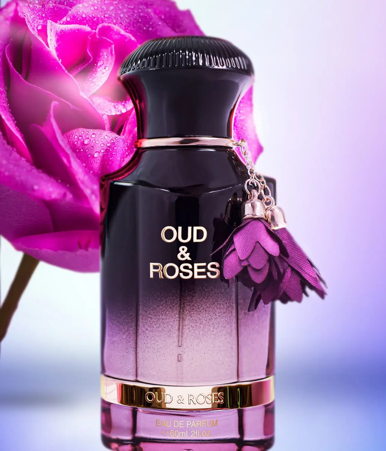 Ahmed Al Maghribi Oud & Roses Eau De Parfum 60ML For Unisex - Image 3